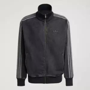 아디다스 adidas 데님 파이어버드 트랙탑 - 블랙 KD1516