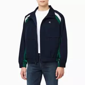 캘빈클라인 진 CALVIN KLEIN JEANS 남성 나일론 컬러블록 트랙자켓4RF513G