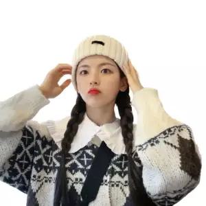 [룽스_64]겨울 골지 멋스러운머리띠 니트 와이드 헤어