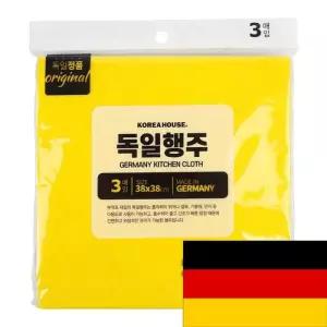 [룽스_64]부직포 주방 업소 요술행주 독일 행주 3매입