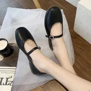 [룽스_64]데일리 학생구두선물 메리제인 플랫 슈즈 단화