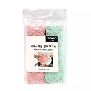 [룽스_64]세트 일회용행주 다용도 주방행주 2p 30cmX30cm