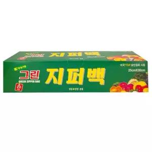[룽스_65]대 비닐백 비닐팩 지퍼팩 지퍼봉투 25x30x20매 1p