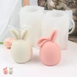[룽스_65]수제몰드 토끼 석고 수제비누 만들기 금형 3D