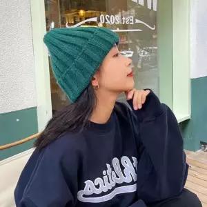 [룽스_65]기본니트비니 커플 힙합 골지 다양한색 기본핏