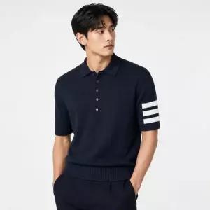 톰브라운 배송 반팔 니트 PK 폴로 4바 남성 MKP125A Y6011 420