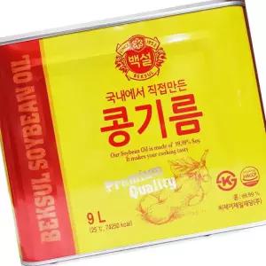 백설 대두유 9L 식용유 요리용 업소
