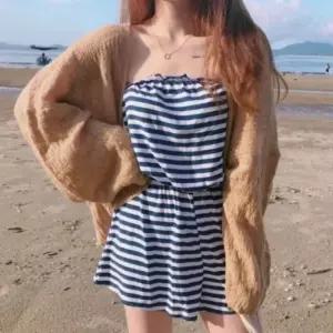 여름 가디건 빅사이즈 여성 여름롱 휴양지 반팔 크롭 브이넥 로브 얇은 롱