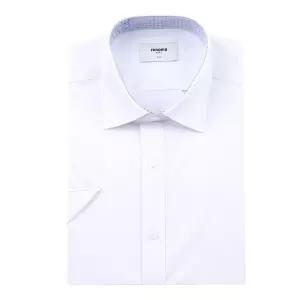 매장정품 renoma (슬림핏 )시원하고 감좋은 TC스판트윌 흰색 반소매셔츠(RZUSL0010-WH) 1629180