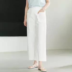 [데드라](88size)비보코튼9부와이드팬츠 PTF3092