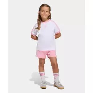 매장정품 ADIDAS 아디다스 KIDS X 디즈니 쇼츠 티셔츠 세트 키즈 - 라이트핑크 KE0700 1694429