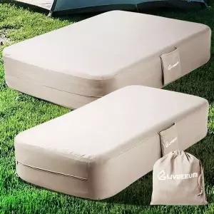 [하프클럽/셀러허브_아웃도어]캠핑에어매트 더블 패드 캠핑 매트리스 자충