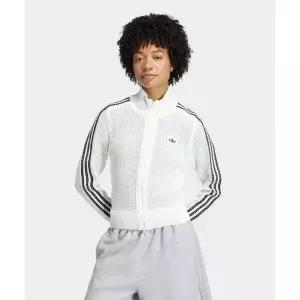 매장정품 ADIDAS 아디다스 니트 크로셰 파이어버드 트랙탑 - 화이트 KC6496 1615983