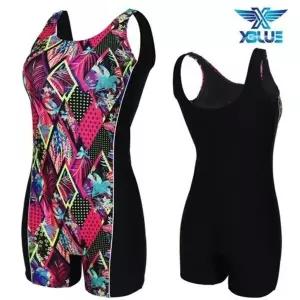 XBLUE 여자 아쿠아로빅 1부 반전신 수영복 J554819 (49928770)