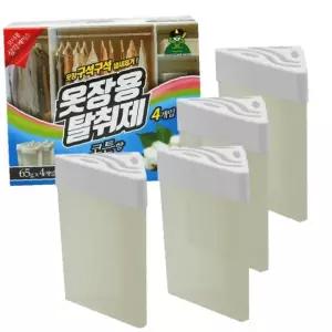 산 옷장 알뜰 모서리 코너용 탈취제 코튼향 4개입