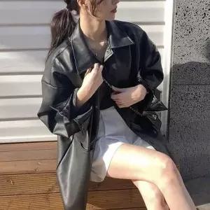 [시스터즈] 여성 래더 오버핏 라이더 자켓 바이크 (11637814A)