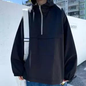 아노락 바람막이점퍼 오버핏 후드점퍼 반집업 IS-ANR03 (13769599)