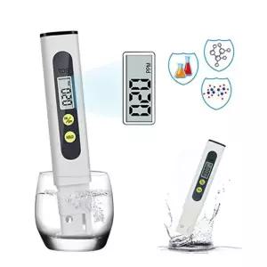 TDS 미터 디지털 워터 테스터 0-9990ppm 식수 품질 분석기 모니터 필터 신속한 Black and white