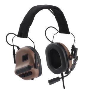 ARM NEXT F10 사냥 및 사격 능동형 소음 차단 헤드폰 장착 34dB 청력 보호 전술 귀마개 이어폰