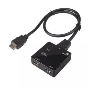 모니터분배 1대2 일체형케이블 CCTV 회의실 HDMI2.1분배기 8K 4K