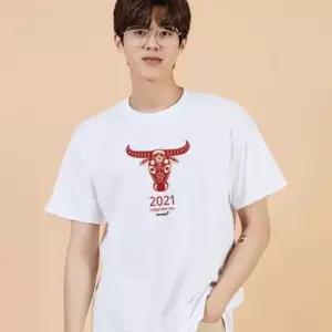 키밍 2021 새해 시원한티 오버핏셔츠 커플룩