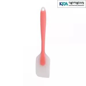 주황색 실리콘 주걱 28cm 스패츌러 볶음주걱 알뜰 주방도구