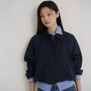 [백화점 정품] 빈폴 레이디스 서커 헤링턴 점퍼 네이비 BF6439C01R