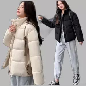 착용감 좋은 여자 겨울 무지 점퍼 디자인 패딩 기본
