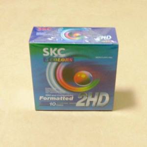 SKC 3.5인치 플로피디스켓 1.44MB 2HD 칼라 10장 미개봉