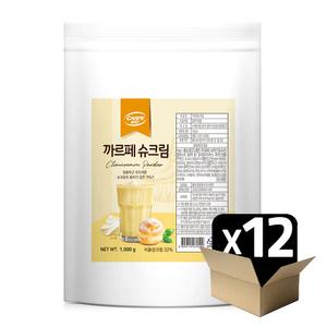 대호식품 까르페 슈크림 1kgX12봉(1박스) / 커피상인 / 크림라떼