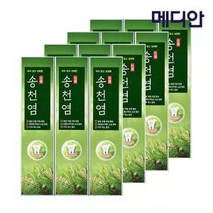 메디안 송천염 치약 120g*3입 4개