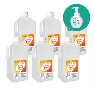 비츄인 순수케어플러스 기구 살균소독제 1.5L 6개1박스 알콜70% 가정용 업소용 리필용 B006