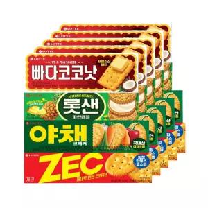 롯데 비스킷 4번들 5개