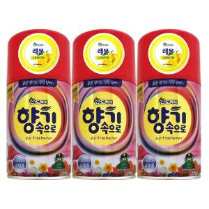 산도깨비 방향제 자동분사 리필 레몬 290mL X 3개
