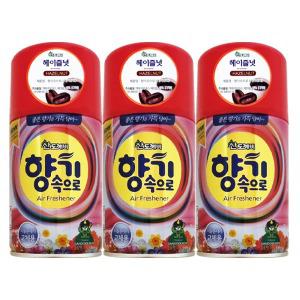산도깨비 방향제 자동분사 리필 헤이즐넛 290mL X 3개