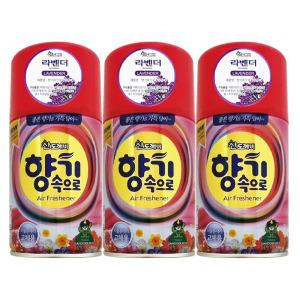 산도깨비 방향제 자동분사 리필 라벤더 290mL X 3개