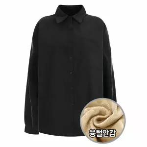 [하프클럽/샵앤]여성 카라넥 빅포켓 융기모 박스 루즈핏 남방 셔츠 BYGO-WBL-20
