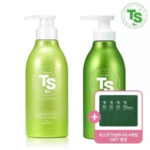 올뉴 TS 샴푸 500g + TS 프리미엄 컨디셔너 500ml (+저스트TS샴푸 6g 4개입 1set 증정)