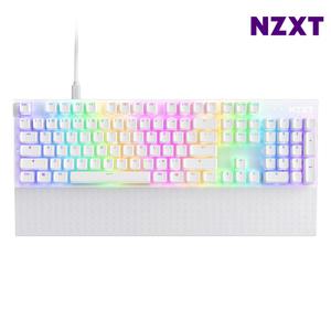 NZXT FUNCTION 2 FULL 화이트 게이밍키보드 기계식키보드 유선 펑션2[14%][ 76,540 WON + 11pay 추가 지급]