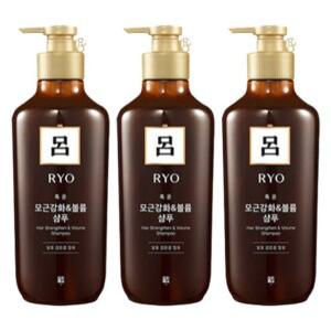 볼륨샴푸 흑운 모근강화 볼륨케어 단백질샴푸 500ml 3개