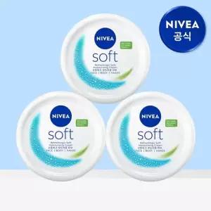 니베아 소프트 리프레싱 모이스춰라이징 크림 200ml 3개