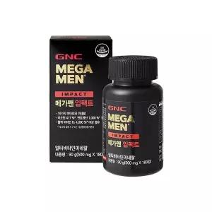 [지앤씨][GNC] 메가맨 임팩트 (500mg180정/ 3개월분) 482287