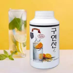 오스트리아산 무수 식용 구연산 유기농 원료 제품