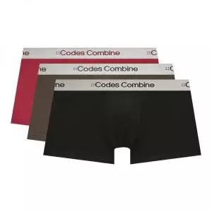 코데즈컴바인 CODES COMBINE INNERWEAR 실버밴드 쉘론 드로즈 3PACK CFMDR191-RBB 287916