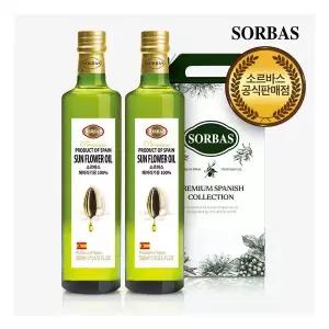 소르바스 해바라기유 500ml 2병 오일선물세트 499309