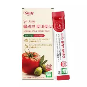 뉴일리 유기농올리브토마토샷 20gx14포 NFC착즙 HACCP인증시설제조