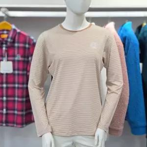 루이까스텔 SS 여성 심볼 포인트 스트라이프 라운드 티셔츠 7LOTS304M
