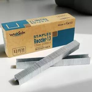 타카핀 종류 실타카핀 목수 목공용 수동 타카심 12mm(2500pcs)
