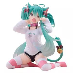 [보컬로이드] 하츠네 미쿠 12cm 피규어 귀여운 컨셉 귀 고양이