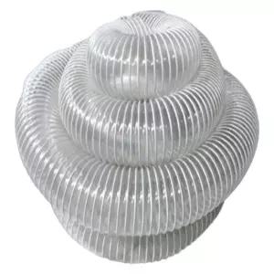 플렉시블 투명 주름관 파이프 10m 닥트 배기 PVC 호스 내경60mm